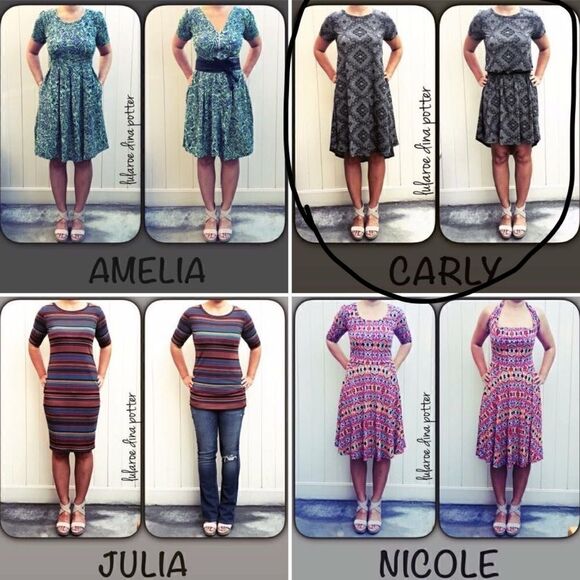 $5 ADD ON ITEM Carly LULAROE nwot xs swing dress - Picture 8 of 11